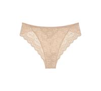 Triumph Slip Amourette Highleg Tai Damen semi-transparent Beige (Natur) Größe 38