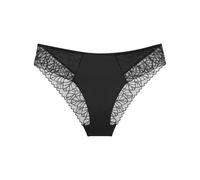 Slip TRIUMPH "Pretty Modal Tai", Damen, Gr. M, schwarz, Jersey, Obermaterial: 91% Modal, 9% Elasthan, Unterhosen Slip, atmungsaktiv und weich (46753237-M) schwarz