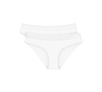 Slip TRIUMPH "Feel of Modal Tai 2P", Damen, Gr. L, weiß, Obermaterial: 87% Modal, 13% Elasthan, Unterhosen, sehr weich (44611359-L) weiß