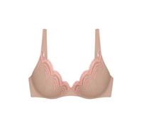 Push-up-BH TRIUMPH "Comfort Glam WHU", Damen, Gr. 85, Cup D, desert sand, Spitze, Obermaterial: 46% Polyester, 41% Polyamid, 13% Elasthan, BHs Push-up-BH, Comfort Wire (40011349-85) desert sand