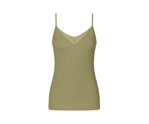 Triumph - Unterhemd mit Spaghettiträgern - Grün 46 - Aura Spotlight - Homewear für Frauen