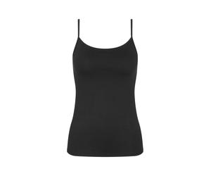 Triumph - Unterhemd mit Spaghettiträgern - Schwarz 36 - Sense Of Cotton - Unterwäsche für Frauen