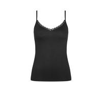 Triumph - Unterhemd mit Spaghettiträgern - Schwarz 38 - Feel Of Cotton - Unterwäsche für Frauen
