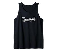 Triumph Vintage Inspired Throwback Style Varsity Classic Tank Top