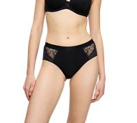 Triumph "Wild Azalea Florale" Spitze, hochgeschnitten, Satin-Einfassung, elastisch (39422958-48) schwarz