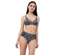 Triumph - BH ohne Bügel - Slate Gray 75B - Wild Iris Florale - Unterwäsche für Frauen
