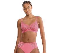 Minimizer-BH TRIUMPH "Wild Peony Florale", Damen, Gr. 85, Cup D, wild rose, Microtouch, Obermaterial: 45% Polyamid, 20% Elasthan, 17% Modal, 17% Polyester, 1% Viskose, BHs Minimizer-BH, verkleinert di