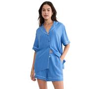 Triumph Women's Amourette Jacquard Boyfriend Shirt, Ciel, 42