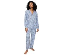 Triumph Women's Boyfriend Fit PW 03 Pajama Top, Blue Combination, 36