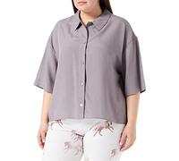 Triumph Women's Boyfriend MyWear Boxy Shirt Pyjamaoberteil, Pigeon Grey, 38