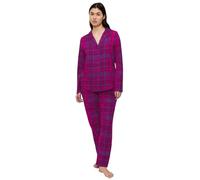 Triumph Women's Boyfriend PW 01 X Checks Pajama Top, Red Combination, 40