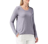 Triumph Women's Climate Control TOP Round Neck Pyjamaoberteil, Dark Grey Melange, 42