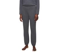 Loungehose TRIUMPH "Cozy Comfort Trouser Quilted 01", Damen, Gr. 38, N-Gr, grau (dunkelgrau melange), Steppware, Obermaterial: 97% Polyester, 3% Elasthan, lang, Hosen, weich und gemütlich, Gesäßtasche