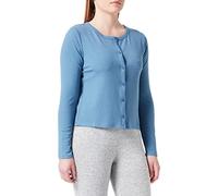 Triumph Women's Natural Spotlight Rib Cardigan Pyjamaoberteil, Liberty Blue, 40