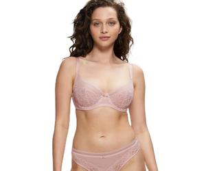 Triumph Women's O-Beauty Lily T W02 Bra, Fig Pink, 90D