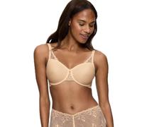 Triumph Women's O-Light Paonette T W01 Bra, Nude Beige, 75D