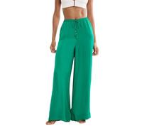 Triumph Women's Summer Satin Trousers Pants, Palm Green, 50