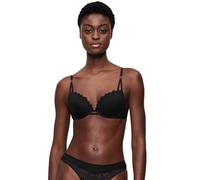 Push-up-BH TRIUMPH "That Night In Vegas WHU", Damen, Gr. 85, Cup A, schwarz, Mesh, Obermaterial: 49% Polyester, 41% Polyamid, 10% Elasthan, BHs Push-up-BH, Comfort Wire, mit grafischem Muster (7127856