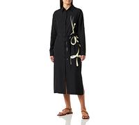 Triumph Women's Thermal MyWear Maxi Dress Bademantel, Black Combination, 36