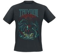 Trivium Dragon Mermaid T-Shirt schwarz in S