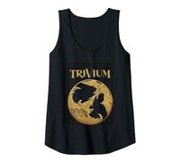 Trivium Gold Dragon Tank Top, Damen, Schwarz, M