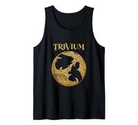 Trivium Gold Dragon Tank Top, Herren, Schwarz, XL