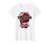 Trivium No Gods White T-Shirt, Damen, Weiß, L