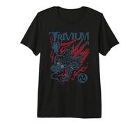 Trivium Screaming Dragon Color Premium T-Shirt