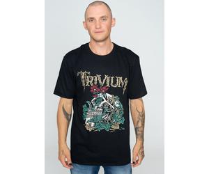 Trivium - Skelly Flower - T-Shirt - Schwarz - L - 100% Baumwolle Schwarz L