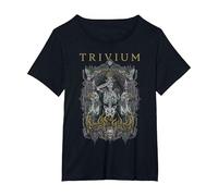 Trivium Skelly Frame T-Shirt, Damen Große Größen, Schwarz, 2X