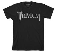 Trivium T Shirt Classic Band Logo Nue offiziell Unisex Schwarz L