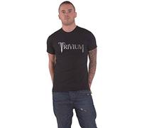 Trivium T Shirt Classic Band Logo Nue offiziell Unisex Schwarz XXL