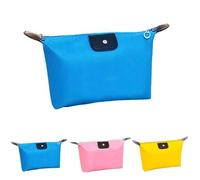 TRIXES 3-teiliges Reisetaschen-Set - wasserdichte Aufbewahrungs- - Organisationstasche für Bilden, Kosmetika, Toilettenartikel, Zubehör - für Männer & Frauen in blau, rosa und gelb
