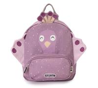 Trixie Tierrucksack für Kinder, Rucksasck Kidnergarten, Kinderrucksack, Gepolsterte Schultergurte mit Brustgurt, Wasserabweisend, 100% Recycelte Baumwolle, verschiedene Größen (Mrs. Peacock, klein)
