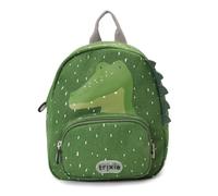 Trixie Tierrucksack für Kinder, Rucksasck Kidnergarten, Kinderrucksack, Gepolsterte Schultergurte mit Brustgurt, Wasserabweisend, 100% Recycelte Baumwolle, verschiedene Größen (Mr. Alligator, klein)