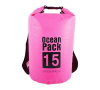 Trocken, wasserdicht, praktisch für den Außenbereich, aus PVC, reißfest, verstellbarer Schultergurt, für Trockenwanderungen, praktisch beim Canyoning und Rafting, A., 15L, Schönheit für die breite