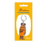 3D-Schlüsselanhänger "Die Maus" aus der Sendung mit der Maus: mit Schlüsselring, 6 cm