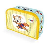 TRÖTSCH - Kinderkoffer "BOBO Siebenschläfer" : Minikoffer Pappkoffer Reisekoffer Kinderkoffer Spielkoffer
