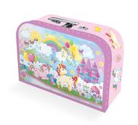 Trötsch Verlag Kinderkoffer Einhornwelt – großer Pappkoffer, Reisekoffer & Spielkoffer