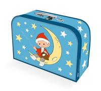 Trötsch Kinderkoffer "Sandmann" Mond groß, Pappkoffer, Koffer aus Pappe, Geschenk Verpackung, Gutschein Verpackung,Spielkoffer, Metallgriff und ... Kinder: 29 x 20 cm (Unser Sandmännchen)
