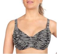 Trofé Trofe Graphic Nice Underwired Bikini Bra Schwarz/Weiß D 42 Damen