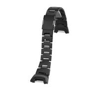 TROGPYXG Armband aus Titanlegierung, kompatibel mit Casio PRG-110T/Y PRW-1300Y PROTREK-Serie, Outdoor-Sport, Metall-Uhrenarmband, Armband, Herren(Black)