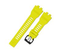 TROGPYXG Armband kompatibel mit Casio GBD-800/GBA-800 Uhrenarmband Ersatz GBD800/GBA800 Armband Gürtel Uhrenzubehör(Yellow)