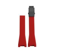 TROGPYXG Kompatibel mit Casio MRG-B2000 Sport-Gummi-Uhrenarmband MRG-G1000 MRG-G2000 Silikon-Armband mit spezieller Kerbe, wasserdichtes, weiches Band(Red-Black)