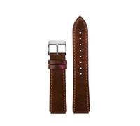 TROGPYXG Retro-Rindsleder-Armband, kompatibel mit Casio AE1200 AE1300 A158 A158W/A168/f91w AE-1200WHD/A159/A169 Herren-Vintage-Uhrenarmband(A-Brown-silver)