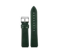 TROGPYXG Retro-Rindsleder-Armband, kompatibel mit Casio AE1200 AE1300 A158 A158W/A168/f91w AE-1200WHD/A159/A169 Herren-Vintage-Uhrenarmband(A-Green-silver)