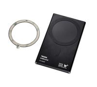 TROIKA Kartenetui mit herausnehmbarem MagSafe Sherlock Home 2-in-1 Wallet mit RFID Schutz Ausleseschutz für 6 Karten - starker Magnet zum Befestigen am Handy aus Kunstleder, Metall in Carbon-Optik
