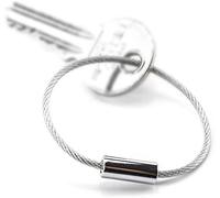 TROIKA BASIC SET 99Z202 - -TB-99Z202-5 Drahtschlaufen LED-Schlüsselanhänger und LITTLE KING + LITTLE QUEEN - 14,5 cm lang, glänzend - silber - Original