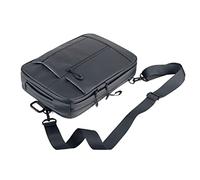 TROIKA Black Bag to Business - BBL63/BK - Umhängetasche für Laptops/Tablets (bis zu 13.3'') - 11 Separate, gepolsterte Fächer - zum Rucksack umfunktionierbar - Tarpaulin - schwarz