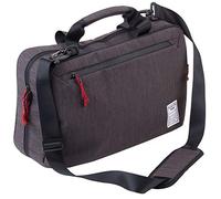 TROIKA Business Briefcase XXL Aktentasche aus Polyester in der Farbe Grau-Schwarz, Maße: 42cm x 28cm x 5cm, BBG60/GY A4